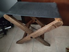 Sedia Sgabello In Legno E
