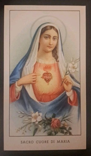 Antico santino holy card - antico,