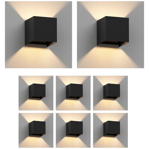 Cubel lampada parete per - 8x,