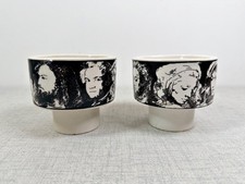 COPPIA TAZZE PORCELLANE