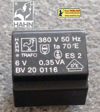 HAHN BV 20 0116 Trasformatore per PCB 1 x 380 V - 1 x 6 V/AC 0.35 VA ORIGINAL