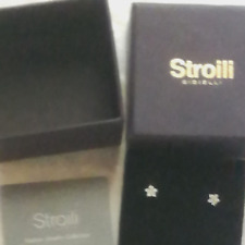 Orecchini in oro 9 kt 375 a forma di stella con zirconi della Stroili