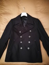 Giubbotto Giaccone Caban blu Sisley taglia 48 