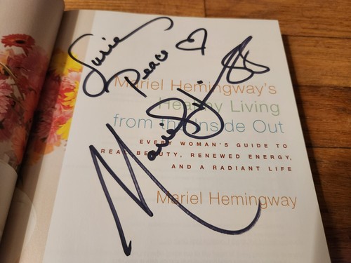 Mariel hemingway signed - mariel,