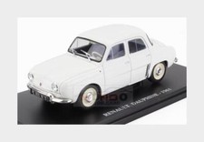 1:24 EDICOLA Renault Dauphine 1961 Con Vetrina With Showcase White MX5ALA0016