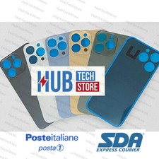 BACK COVER BIG HOLE VETRO SCOCCA per IPHONE 12 PRO - 12 PRO MAX COPRI BATTERIA