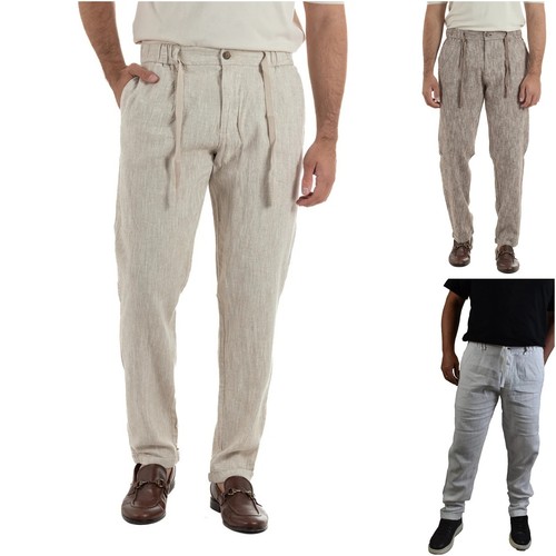 Pantaloni lino uomo - da,
