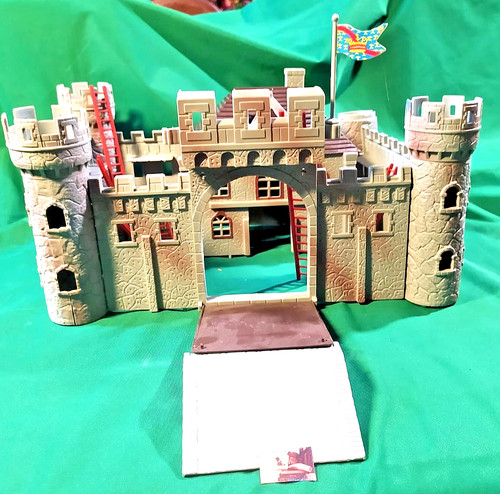 Castello medievale plastica - castello, in