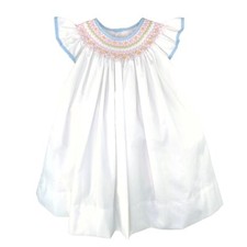 Vestito Petit Ami Bianco Blu