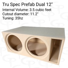 TRU SPEC Prefab Dual 12"