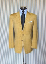 BELVEST yellow checked sport