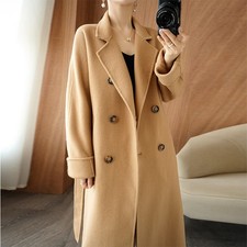 Cappotto donna lungo 100% lana