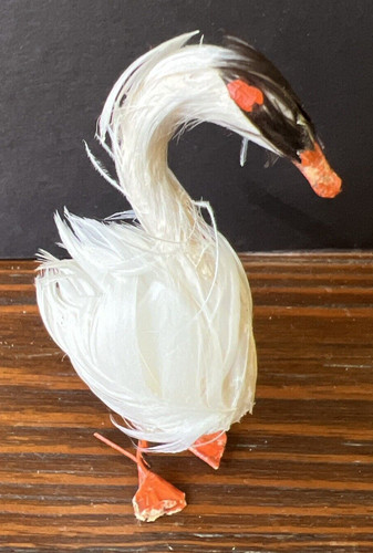 Statuina cigno miniatura - , fatta