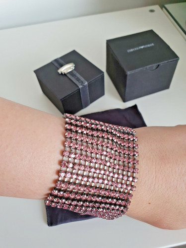 Bracciale emporio armani rosa - emporio,