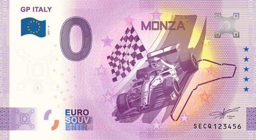Zero euro souvenir - zero,