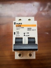 Merlin Gerin Magnetotermico Multi 9 2P 10A 380V art. C32N. Introvabile e raro
