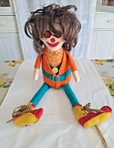 Pupazzo vintage pezza gigi - di,