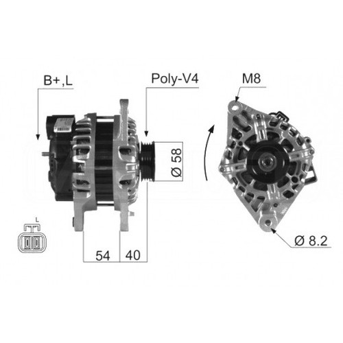 Alternatore per hyundai - per,