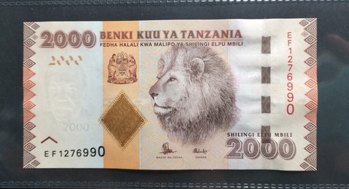 Banconote mondiali tanzania - banconote,