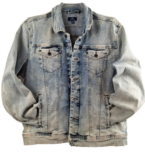 Giacca jeans uomo blu - , denim