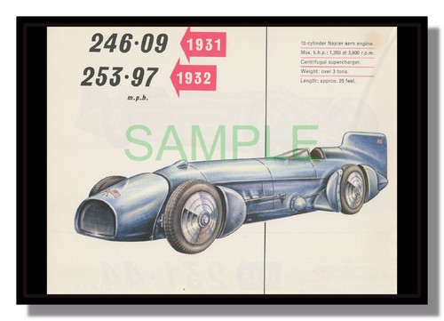 1931 napier campbell - campbell, bluebird