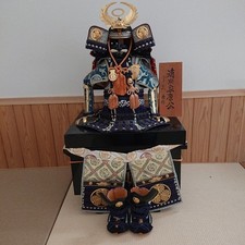 Samurai Giapponese Kabuto Armatura Espositore Tokugawa Ieyasu Elmetto Decorazione Ornamento