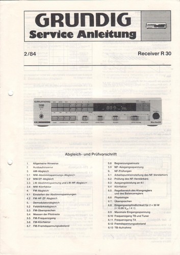 Grundig ricevitore 30 - ricevitore,
