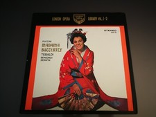 3 LP box Puccini Madama Butterfly Serafin Tebaldi Bergonzi  Japan