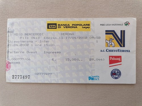 Biglietto stadio ticket