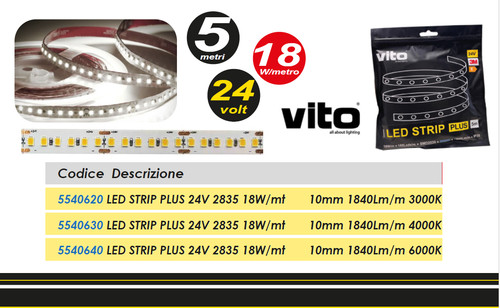 Striscia led 24v bobina - striscia,