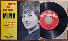 EP 45 MINA - LE MILLE BOLLE BLU - Stampa Francia San Remo ANNO 1961 - IT 1012 S