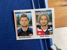 PANINI CALCIATORI 2000 GENOA SOVIERO NICOLA 555  VELINA ORIGINALE