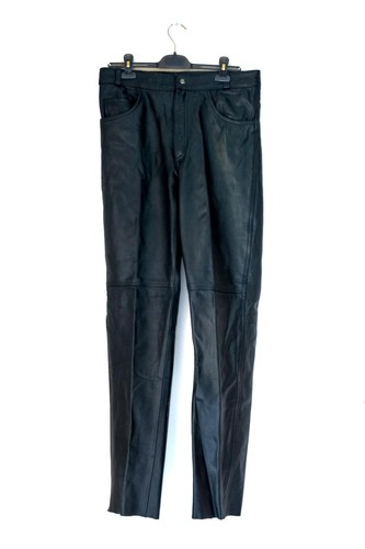 Moto vintage pantaloni pelle - vintage,