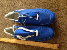 Raro Vintage 1980'S Made IN Taiwan Corsa Scarpe Misura 10 Originale Camoscio