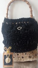 Borsa crochet  granny fatta a