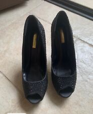 Scarpe Con Tacco Alto Nere Con Borchiette Tata Woman Nuove 