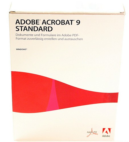 Adobe acrobat standard - acrobat, 9