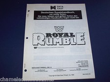 WF ROYAL RUMBLE 1994 FLIPPER