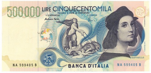 500000 lire banca italia - 500000,