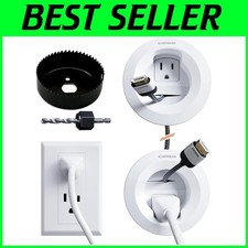 Kit gestione cavi da parete -