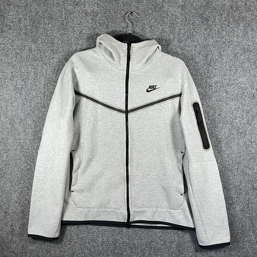 Nike tech fleece hoodie gray - fleece,