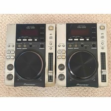 Pioneer CDJ-200 Giradischi Digitali DJ Set CD MP3 Funzionamento Confermato