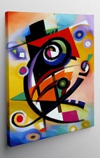 STAMPA SU TELA GOCKEL ALBERT AMAGGIO KANDINSKY ASTRATTO QUADRI MODERNI T188