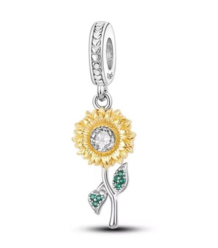 Ciondolo margherita girasole - ciondolo,