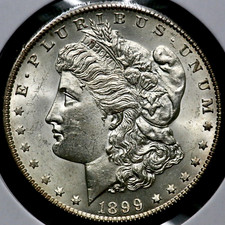 1899-O $1 Morgan Silver Dollar - New Orleans • Die Crack on Rev RC320
