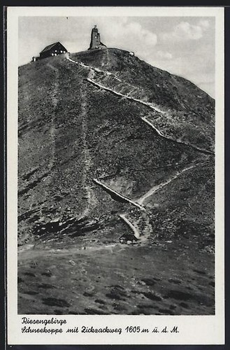Cartolina rifugio sulla - sulla, coppa