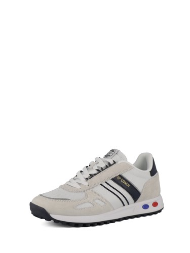 Sneakers stringate uomo bianco
