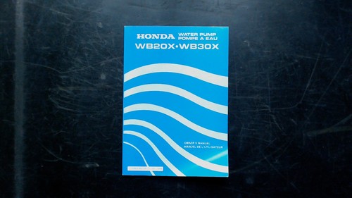Honda wb20x wb30x - honda, acqua