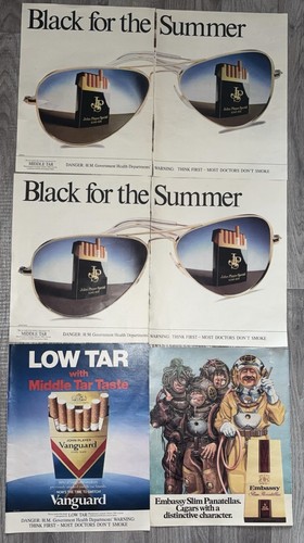 Vintage cigarette ads - ads, lot