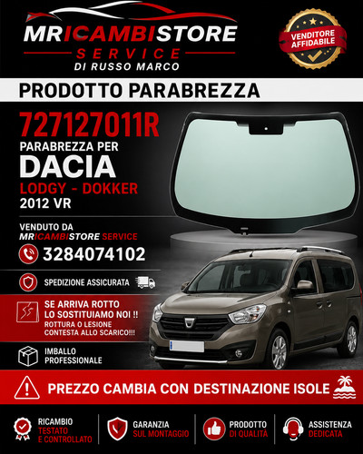 727127011r parabrezza per - 727127011r,
